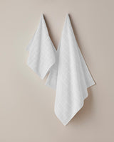 Premium-Chequer-Pattern-Soft-Cotton-Hand-Towel-White