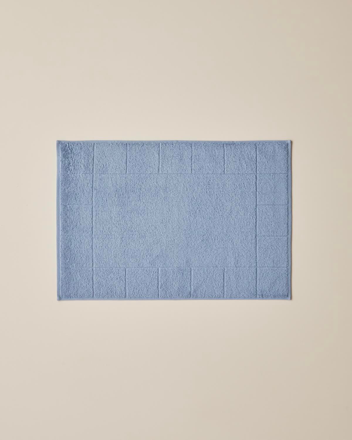 Premium Absorbent Cotton Bath Mat Towel Checkerboard Design