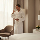 Luxury-Hotel-Spa-Grade-Turkish-Cotton-Chequer-Bathrobe-White