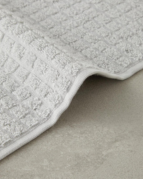 Premium-Cotton-Chequered-Hand-Towel-Professional-Grade-Grey