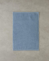 Premium-Quality Checkered Cotton Hand Towel - Blue