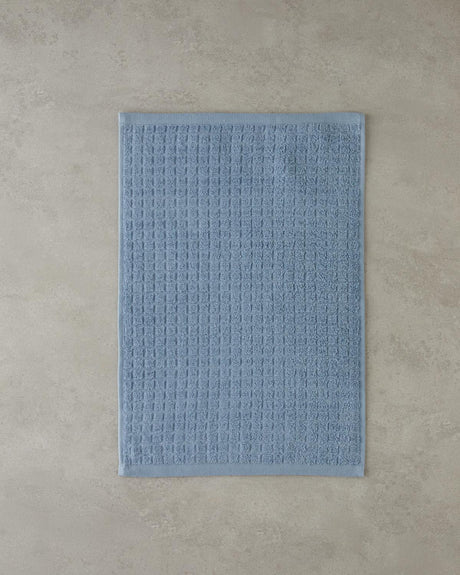 Premium-Quality Checkered Cotton Hand Towel - Blue