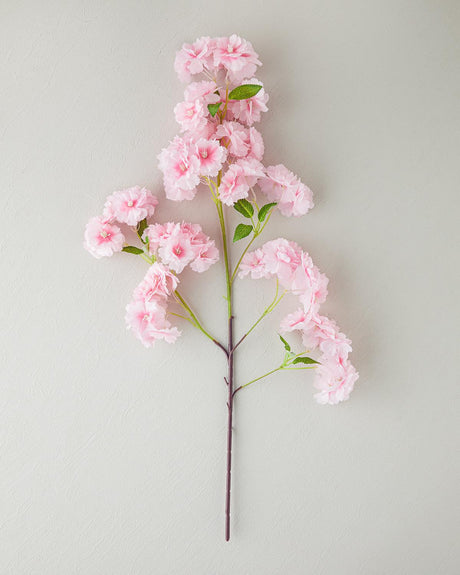 Professional Grade Dark Pink Cherry Blossom Branch   Artificial Floral Decor