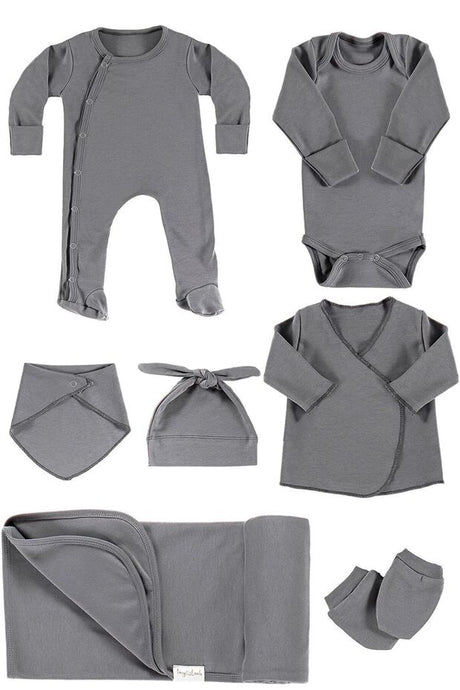 Chester Premium 7 - Piece Unisex Organic Cotton Baby Hospital & Newborn Gift Set - TryAladdin