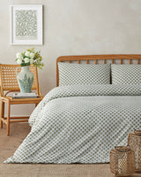 Premium Easy Care Floral Single Duvet Cover Set with Sheet
