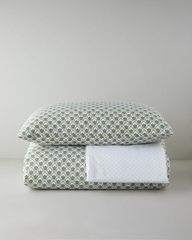 Premium Easy Care Floral Single Duvet Cover Set with Sheet
