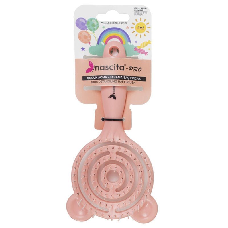 Children's Detangling Hairbrush - Gentle Wet & Dry Use with 3D Design - TryAladdin
