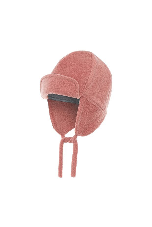 children's Fleece Hat - Warm Rose Pink - TryAladdin