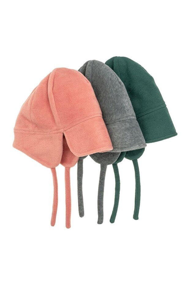 Children's Fleece Hat - Warm Rose Pink - TryAladdin