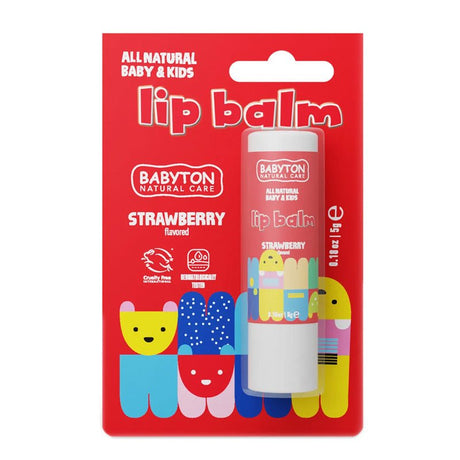 Children's Herbal Lip Balm - Hydrating Strawberry Lip Protector Stick - TryAladdin