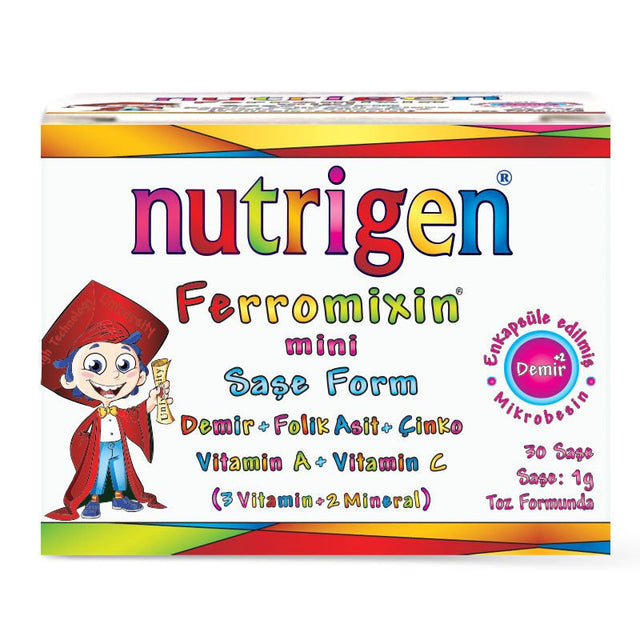 Children's Iron, Folic Acid & Zinc - Daily Growth Support Sachets - TryAladdin