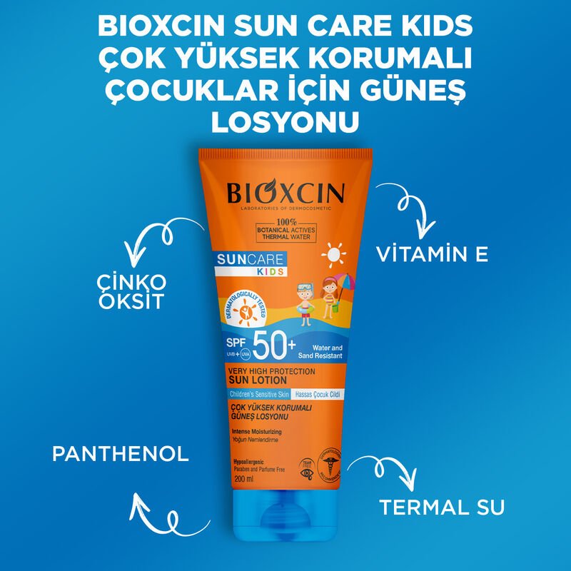 Children's Sun Lotion - Very High UVA/UVB Protection SPF 50+ with Zinc Oxide - TryAladdin