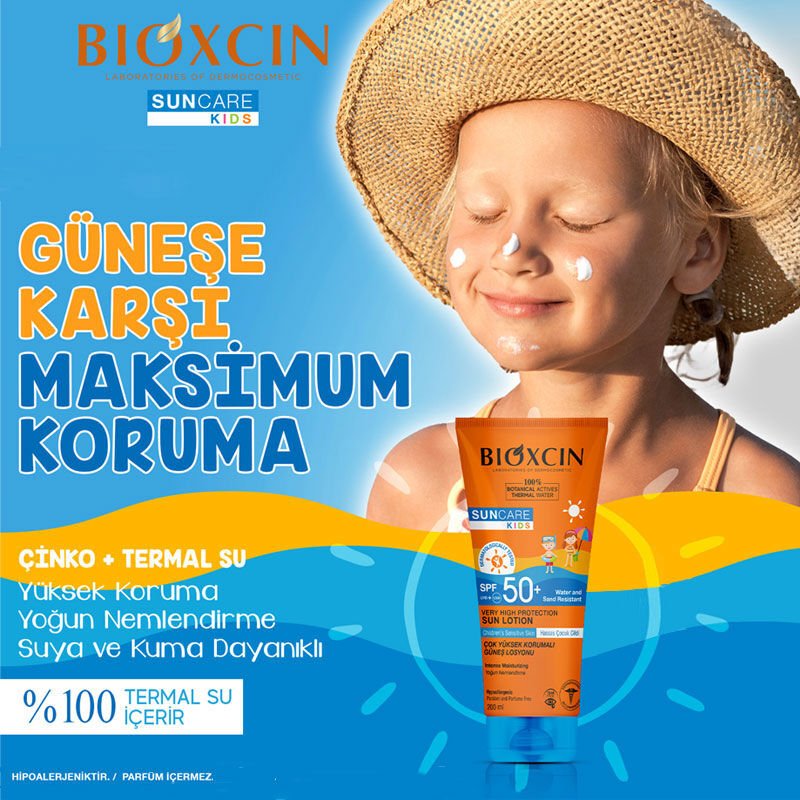 Children's Sun Lotion - Very High UVA/UVB Protection SPF 50+ with Zinc Oxide - TryAladdin