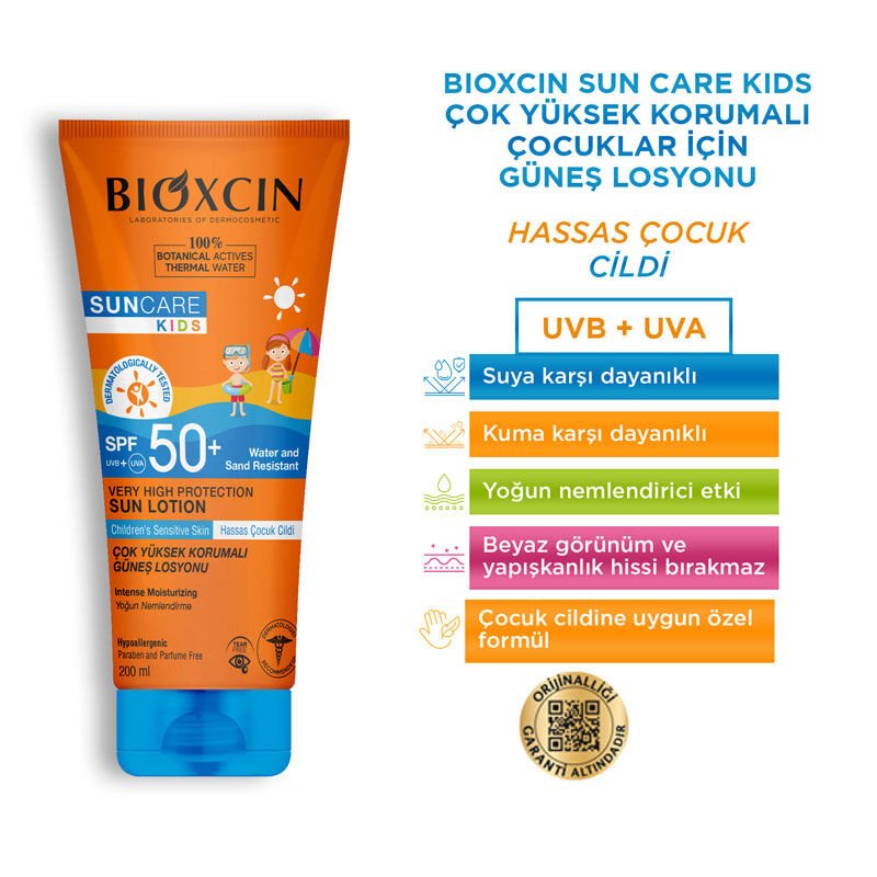Children's Sun Lotion - Very High UVA/UVB Protection SPF 50+ with Zinc Oxide - TryAladdin