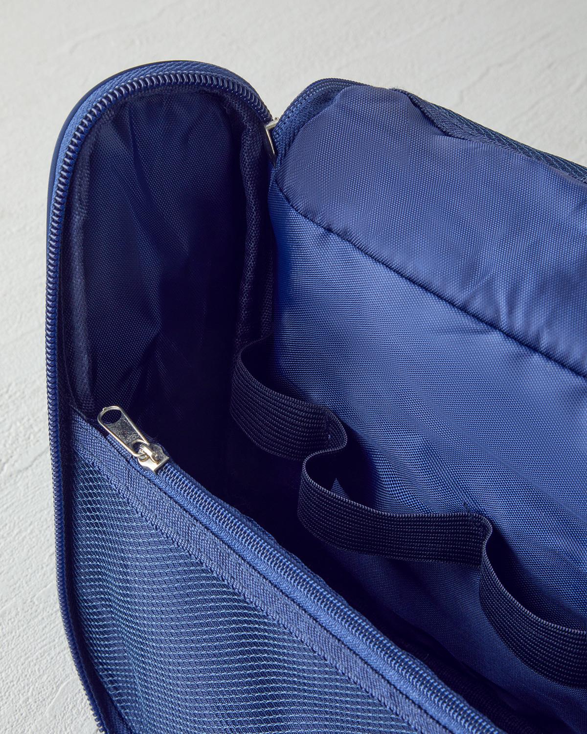 Professional Desktop Organizer Navy Blue Storage Solution