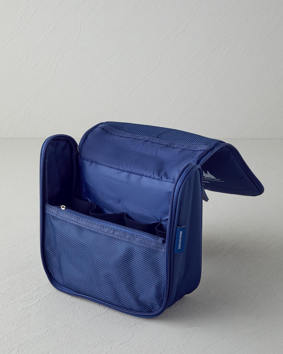 Professional Desktop Organizer Navy Blue Storage Solution