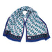 Cintemani Breathable Silk Scarf in Blue Color Bursa İpek Scarves