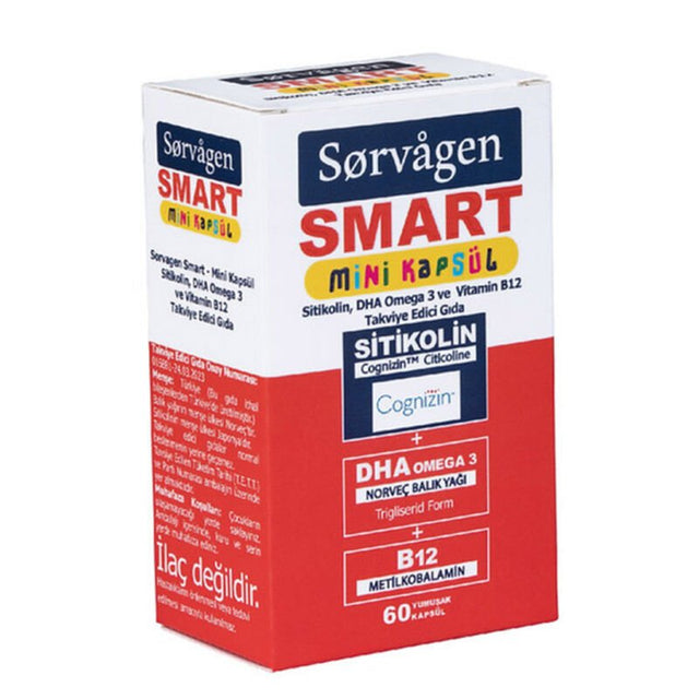 Citicoline DHA Omega - 3 B12 - Cognitive Support Mini Capsules - TryAladdin