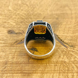 Citrine Silver Ring