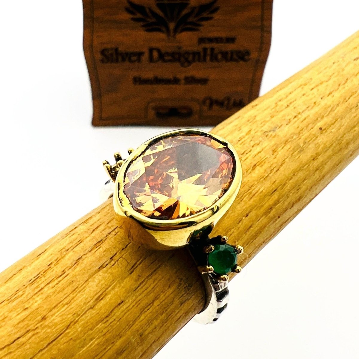 Citrine Stone Women's Ring