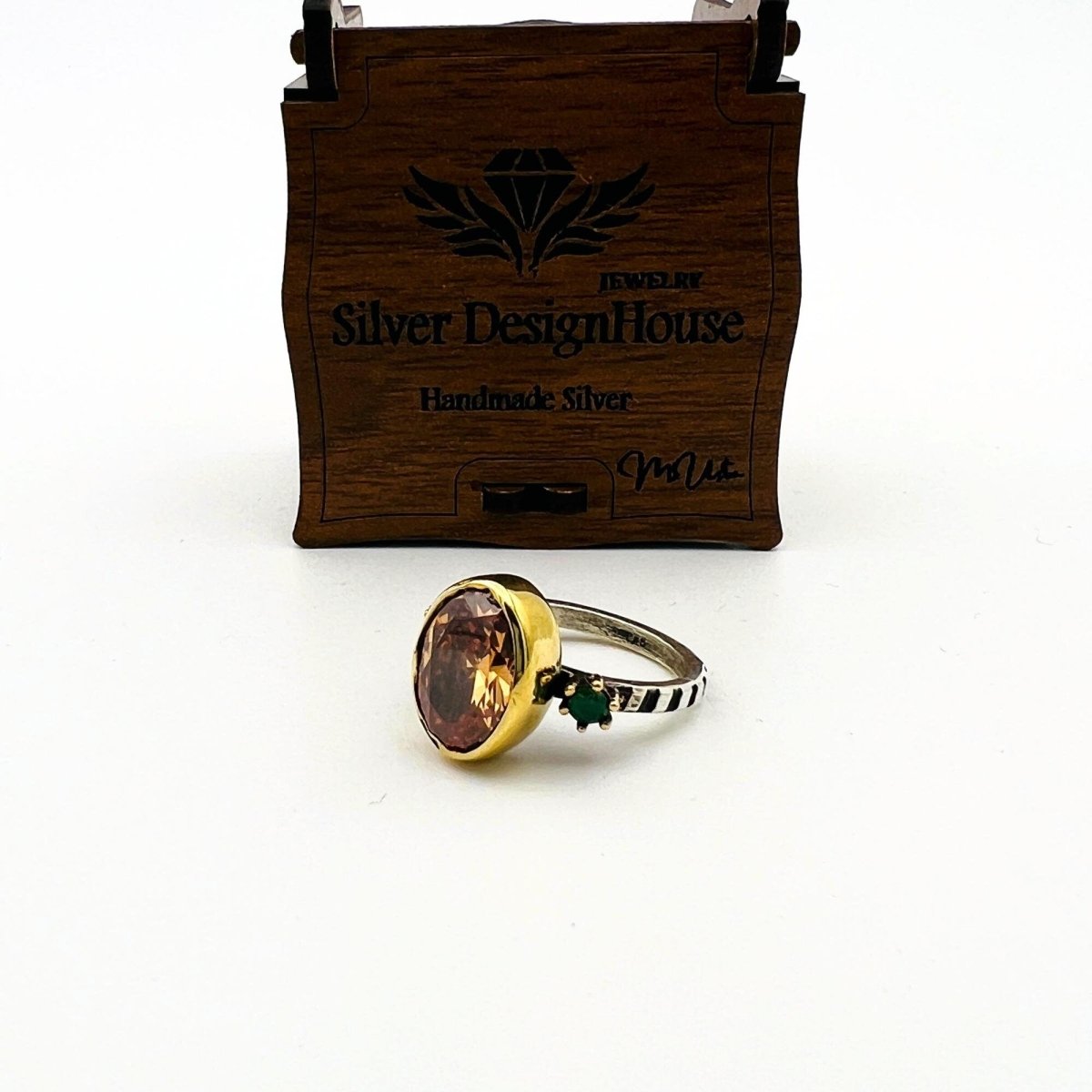 Citrine Stone Women's Ring