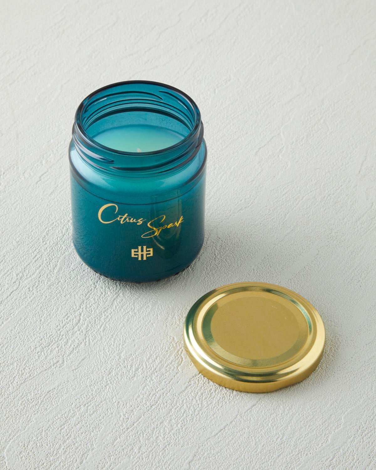 Professional Citrus Spark Aromatic Candle Green Collection