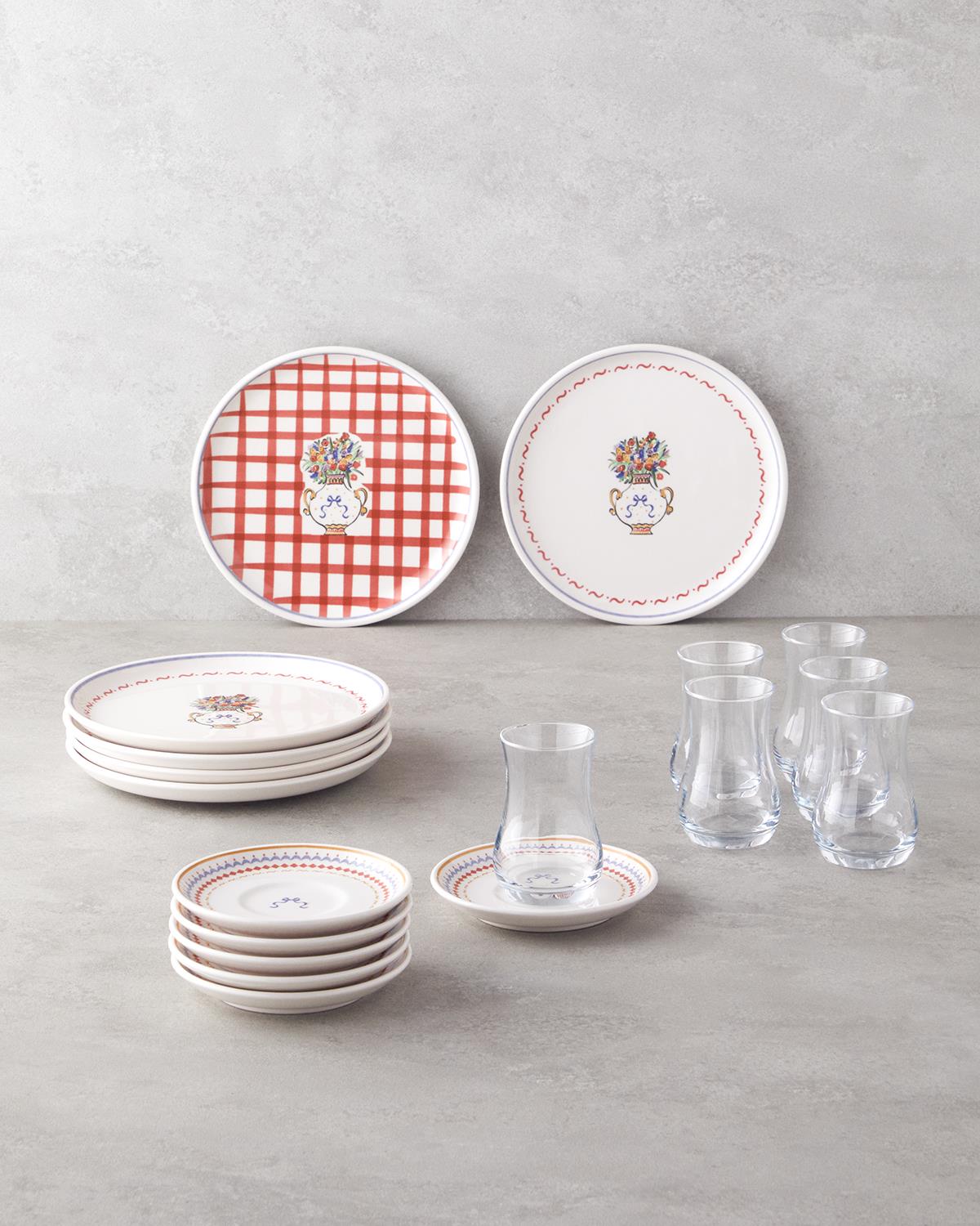 Premium-Colorful-Ceramic-Dessert-Plate-Set-18-Piece