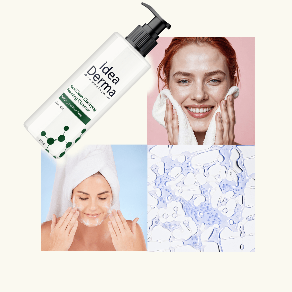 Clarifying Foaming Cleanser - Sebum Balancing & Pore Cleansing with Zinc PCA - TryAladdin