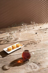 Clasavm Premium Borosilicate Handled Turkish Tea Glass Set - 6 Piece - TryAladdin