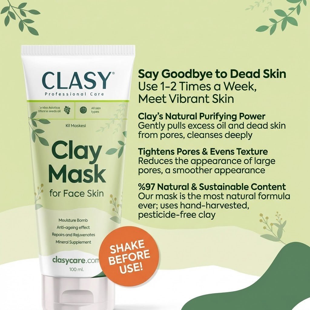 Clay Mask for Face Skin - Pore Tightening, Anti - Spot & Moisturizing - TryAladdin