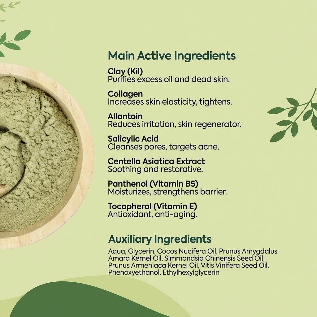 Clay Mask for Face Skin - Pore Tightening, Anti - Spot & Moisturizing - TryAladdin