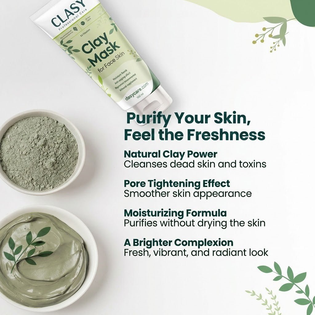 Clay Mask for Face Skin - Pore Tightening, Anti - Spot & Moisturizing - TryAladdin