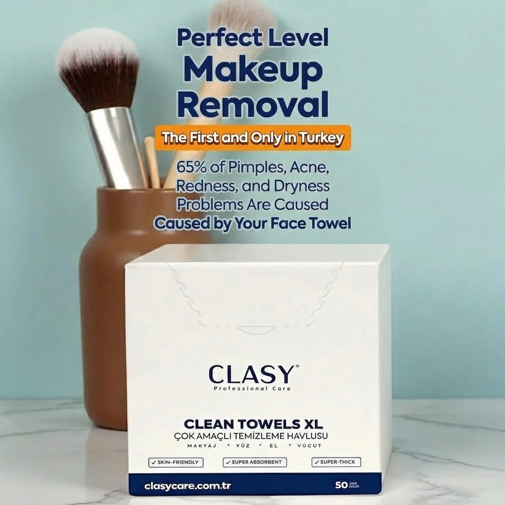 Clean Towels XL - 50 Count Single - Use Makeup & Face Cleansing - TryAladdin