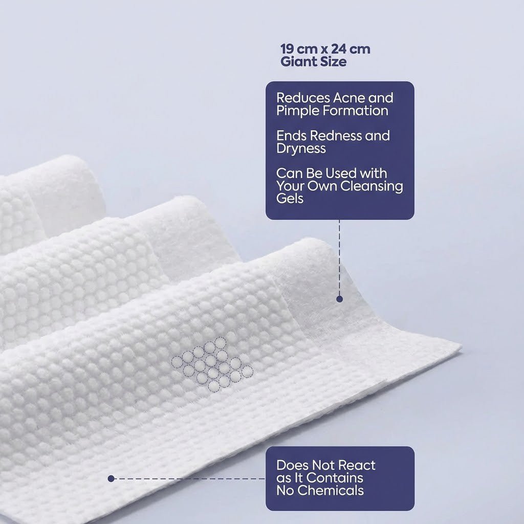 Clean Towels XL - 50 Count Single - Use Makeup & Face Cleansing - TryAladdin