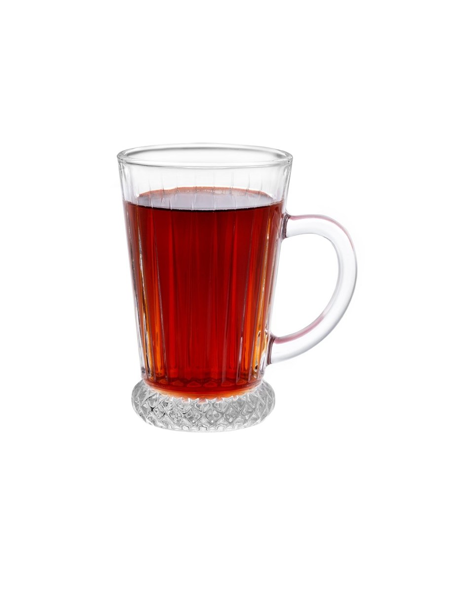 Clear Glass 4 - Piece Tea Cup Set - Madeleine Design - TryAladdin