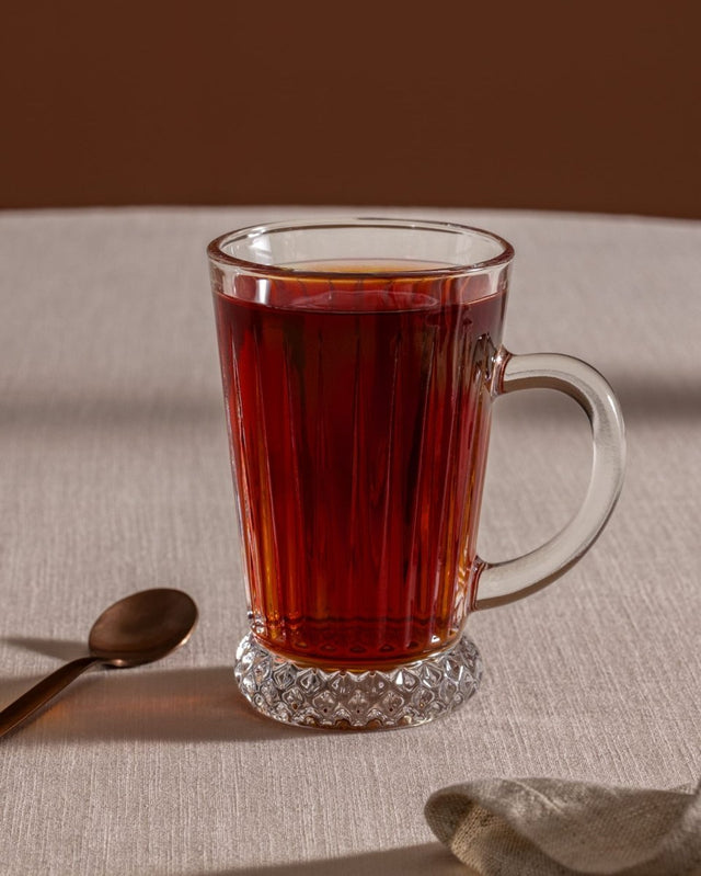 Clear Glass 4 - Piece Tea Cup Set - Madeleine Design - TryAladdin