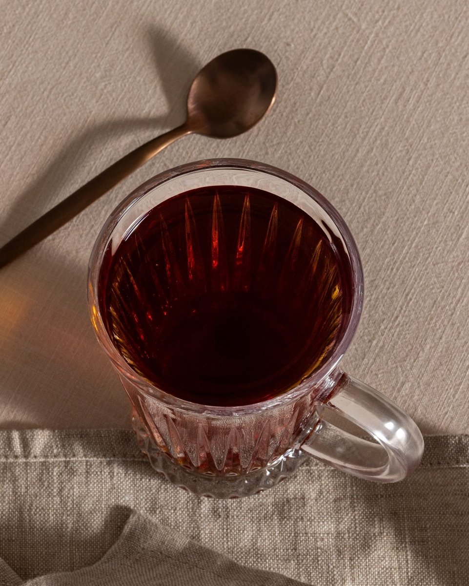 Clear Glass 4 - Piece Tea Cup Set - Madeleine Design - TryAladdin