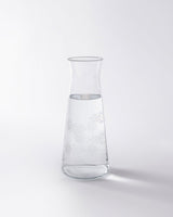 Clear Glass Carafe - Elegant Snowflake Design - TryAladdin