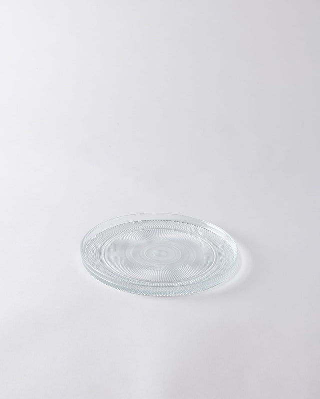 Clear Glass Pasta Plate - Modern Minimalist Design - TryAladdin
