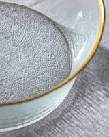 Clear Glass Serving Bowl - Chevreuil Collection for Modern Tables - TryAladdin