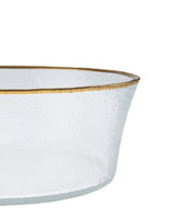 Clear Glass Serving Bowl - Chevreuil Collection for Modern Tables - TryAladdin