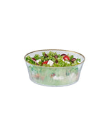 Clear Glass Serving Bowl - Chevreuil Collection for Modern Tables - TryAladdin