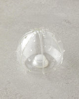 Professional Borosilicate Acacia Salt Pepper Shaker Set   Clear 2 Piece