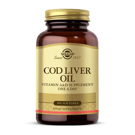 Cod Liver Oil - Essential Vitamin A & D Support Capsules - TryAladdin