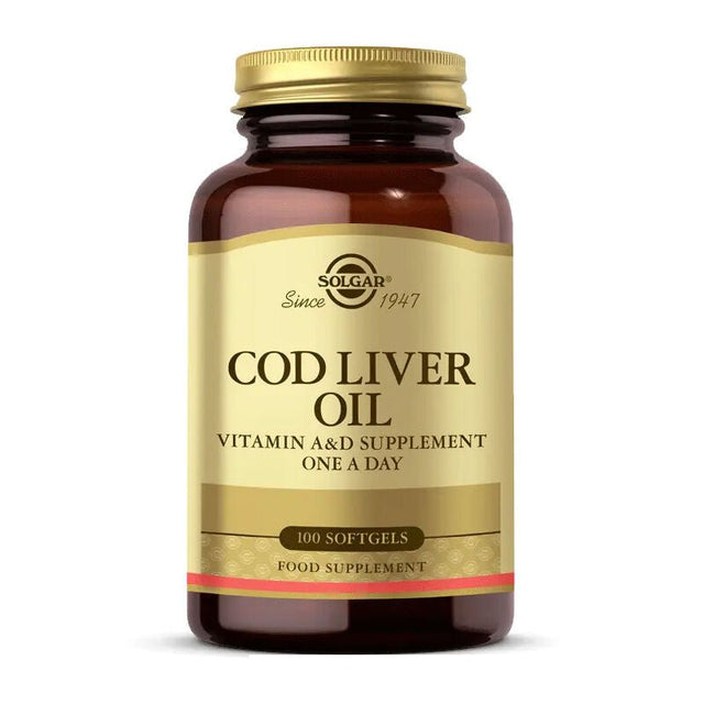 Cod Liver Oil - Essential Vitamin A & D Support Capsules - TryAladdin
