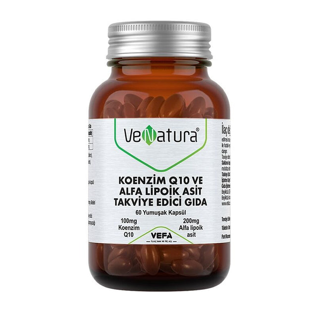 Coenzyme Q10 & Alpha Lipoic Acid - Antioxidant Support Soft Capsules - TryAladdin