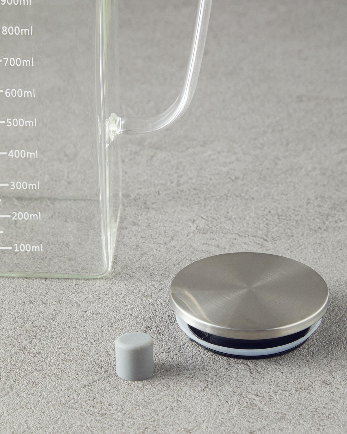 Professional Grade Borosilicate Glass Oil Dispenser   Clear Kitchen Essential