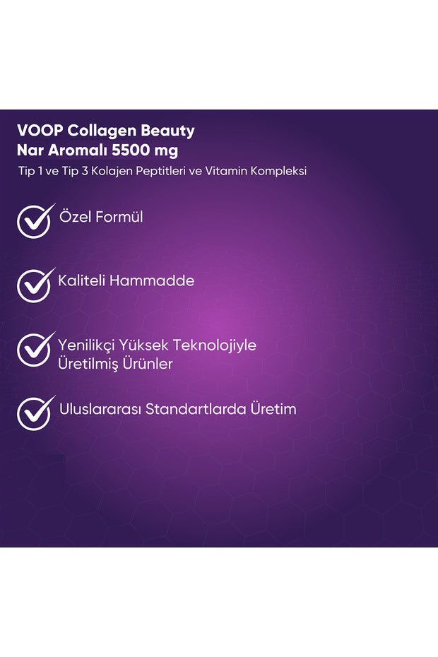 Collagen Beauty - High Bioactive Hydrolyzed Type 1 & 3, 30 Tubes - TryAladdin