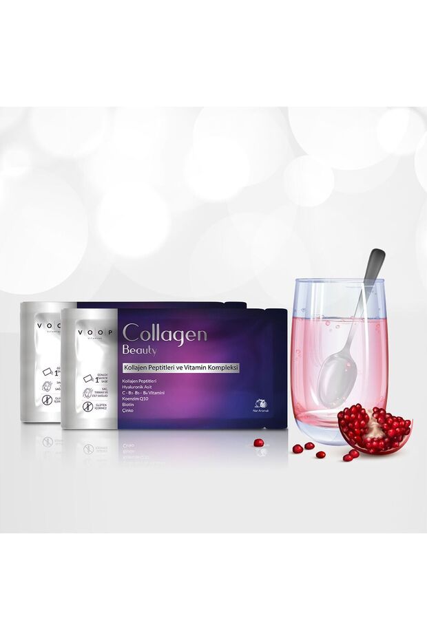 Collagen Beauty - High Bioactive Hydrolyzed Type 1 & 3 Collagen, 30 Sachets - TryAladdin