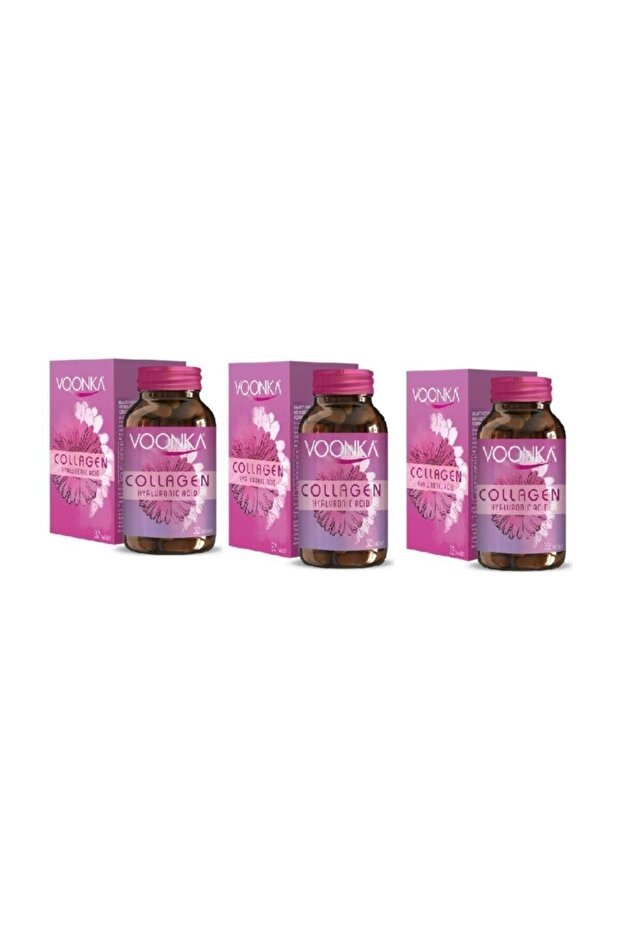 Collagen Beauty Hyaluronic Acid Tablets - 32 Tablets x 3 Pack - TryAladdin